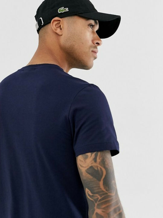 Lacoste Ανδρικό T-shirt Κοντομάνικο Navy