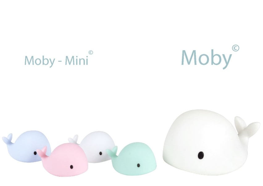 FLOW Φωτιστικό νυχτός Φάλαινα Moby mini (μεντα) FL1425027