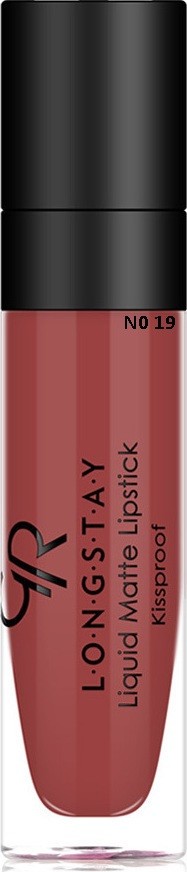 Golden Rose Longstay Liquid Matte Lipstick Kissproof - Lip Gloss 19 Golden Rose