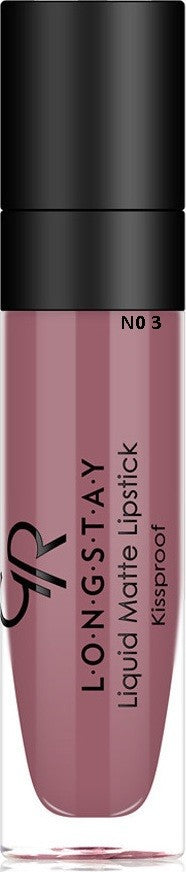 Golden Rose Longstay Liquid Matte Lipstick Kissproof - Lip Gloss 03 Golden Rose