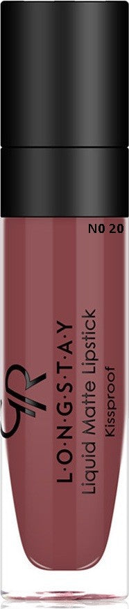 Golden Rose Longstay Liquid Matte Lipstick Kissproof - Lip Gloss 20 Golden Rose