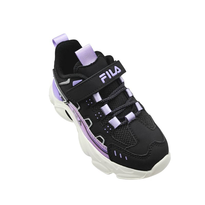 Fila MEMORY SPINEL 3 V 3YF33002-080 Αθλητικό για αγόρι σε συνθετικό δέρμα Μώβ-Μαύρο