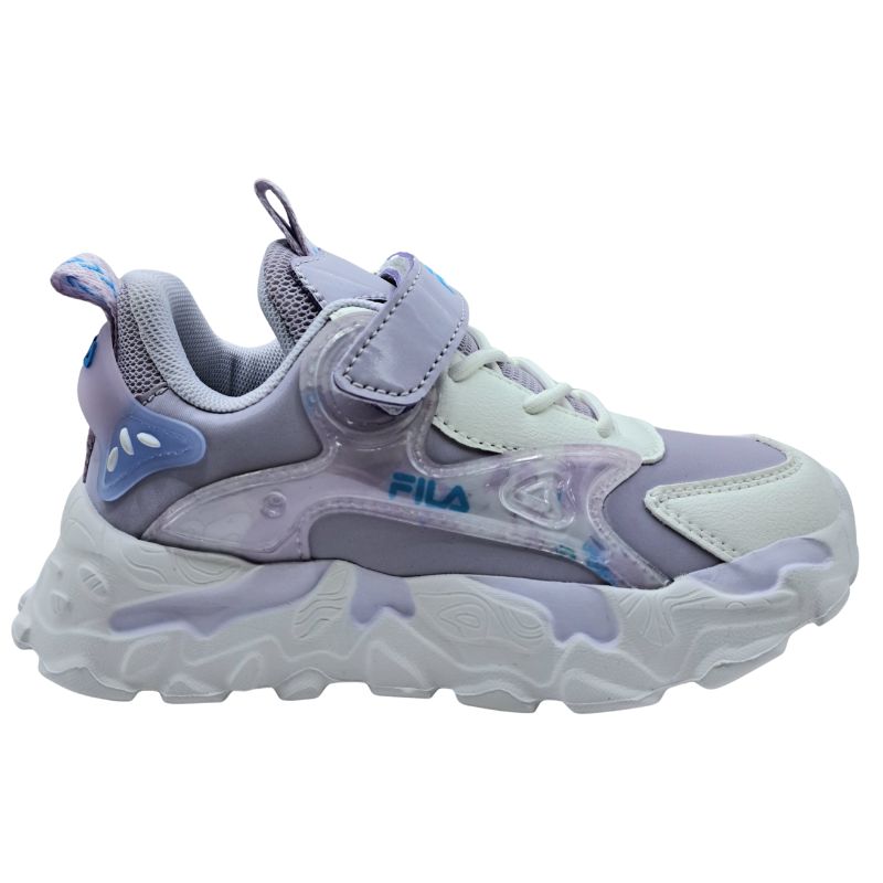 Fila MEMORY MUSHA 2 V 3YF53006-800 Αθλητικό για κορίτσι σε συνθετικό δέρμα Λευκό-Λιλά