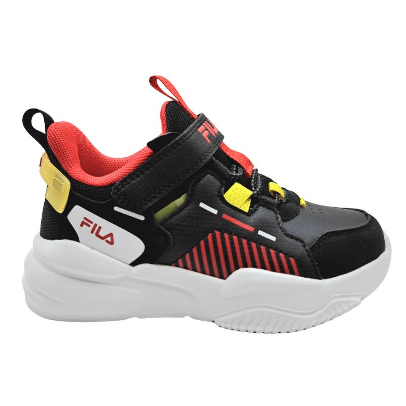 Fila MEMORY DASH 2 V 3YF53005-040 Αθλητικό για αγόρι σε συνθετικό δέρμα Κόκκινο-Μαύρο
