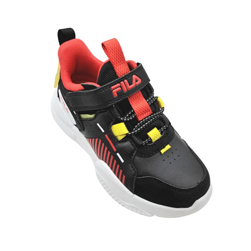 Fila MEMORY DASH 2 V 3YF53005-040 Αθλητικό για αγόρι σε συνθετικό δέρμα Κόκκινο-Μαύρο