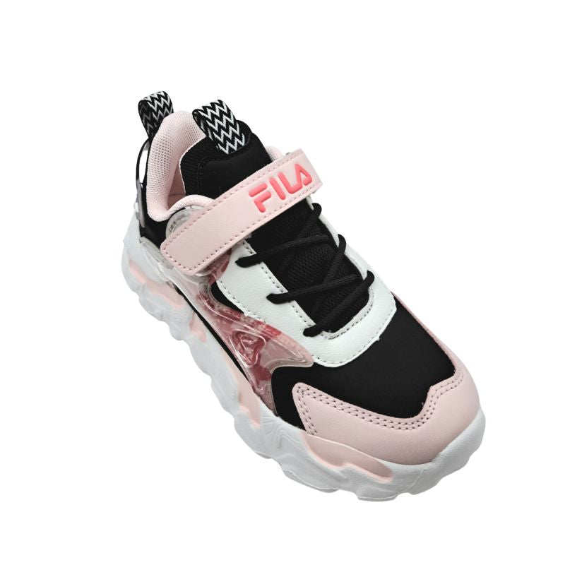 Fila MEMORY MUSHA 2 V 3YF53006-090 Αθλητικό για κορίτσι σε συνθετικό δέρμα Μαύρο/ροζ/λευκό