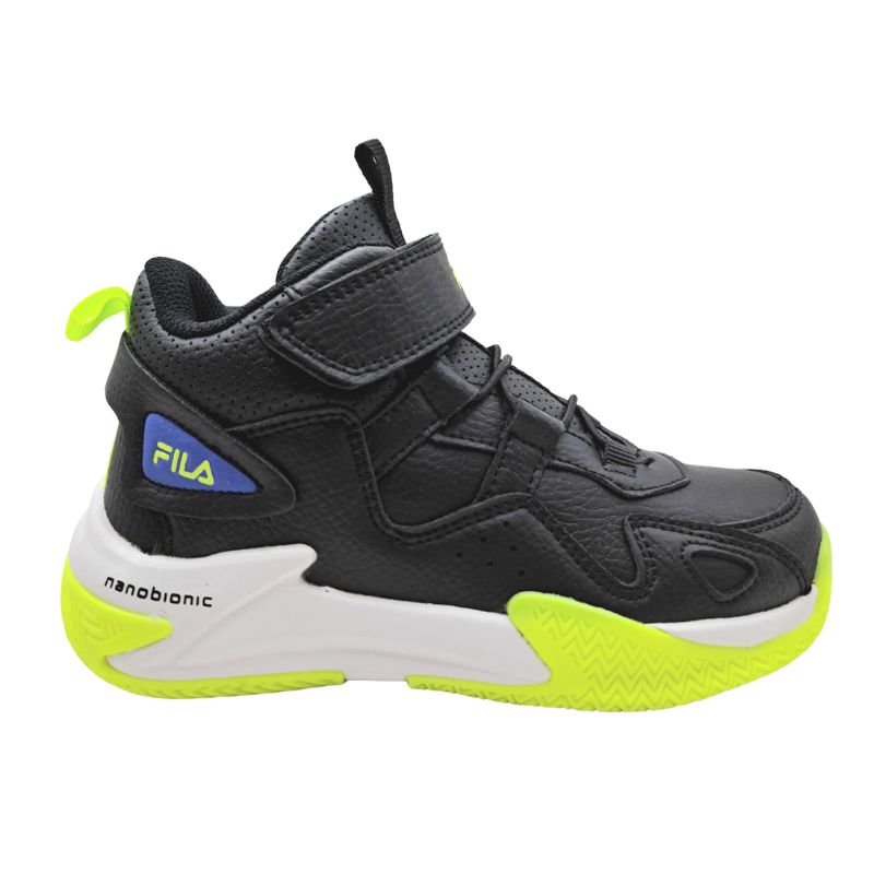 Fila MEMORY PICK 3 NANOBIONIC 3AF53005-066 Αθλητικό μποτάκι για αγόρι σε συνθετικό δέρμα Κίτρινο-Μαύρο