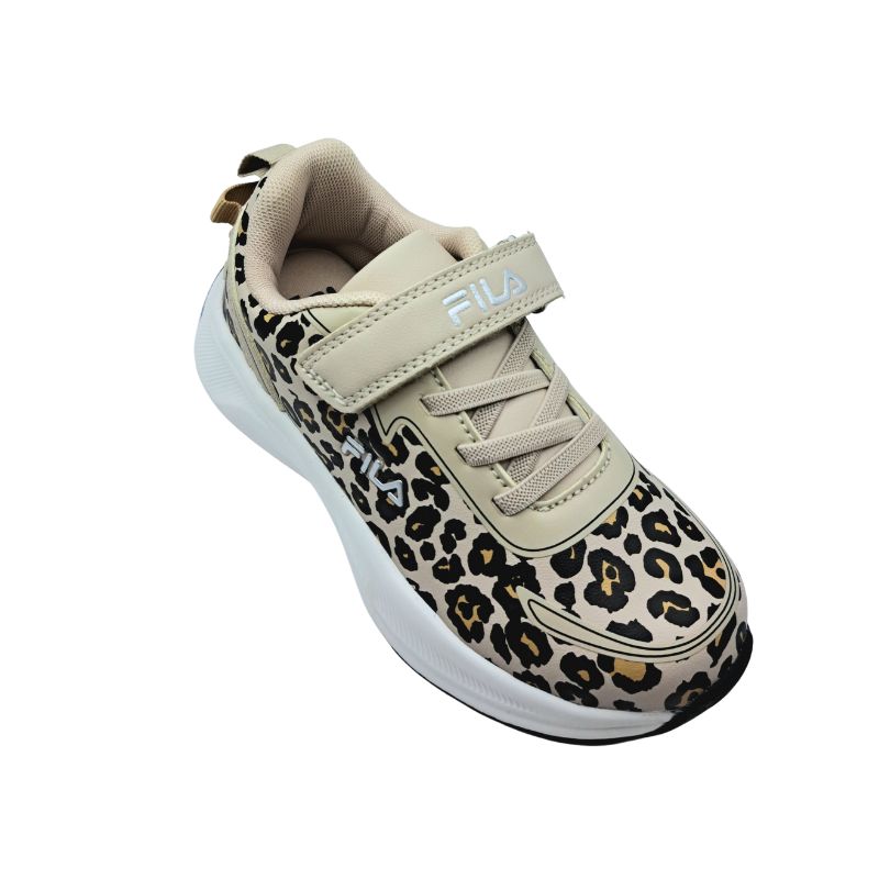Fila MEMORY SUGARBUSH 5 V 3AF53002-103 Αθλητικό για κορίτσι σε συνθετικό δέρμα Λεοπαρ-Μπεζ