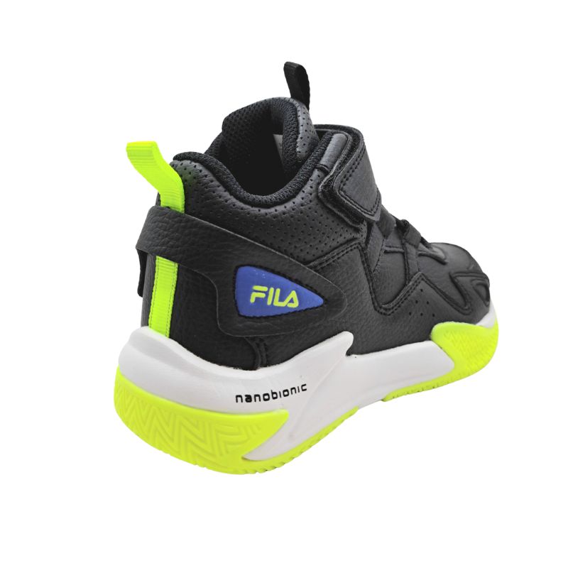 Fila MEMORY PICK 3 NANOBIONIC 3AF53005-066 Αθλητικό μποτάκι για αγόρι σε συνθετικό δέρμα Κίτρινο-Μαύρο