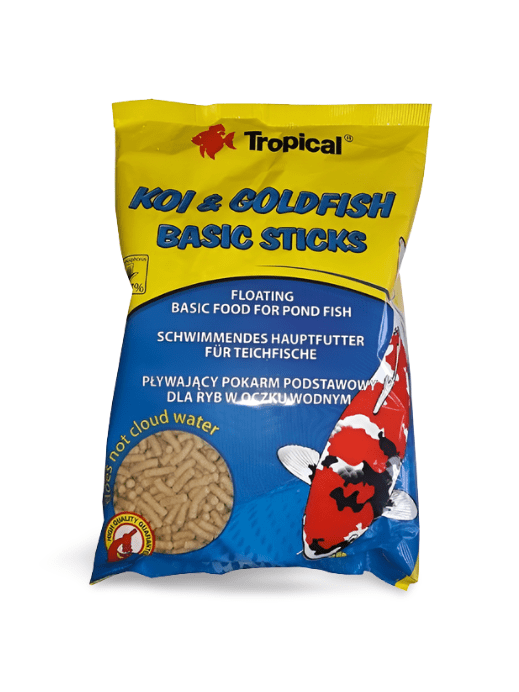TROPICAL KOI & GOLDFISH BASIC STICKS BAG 1L/90GR