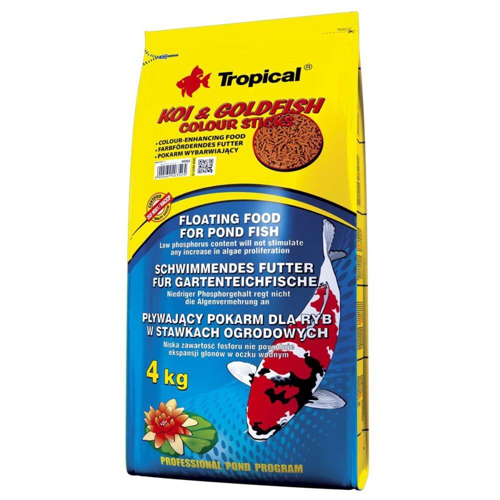 TROPICAL KOI & GOLDFISH COLOURS STICKS BAG 1L/90GR
