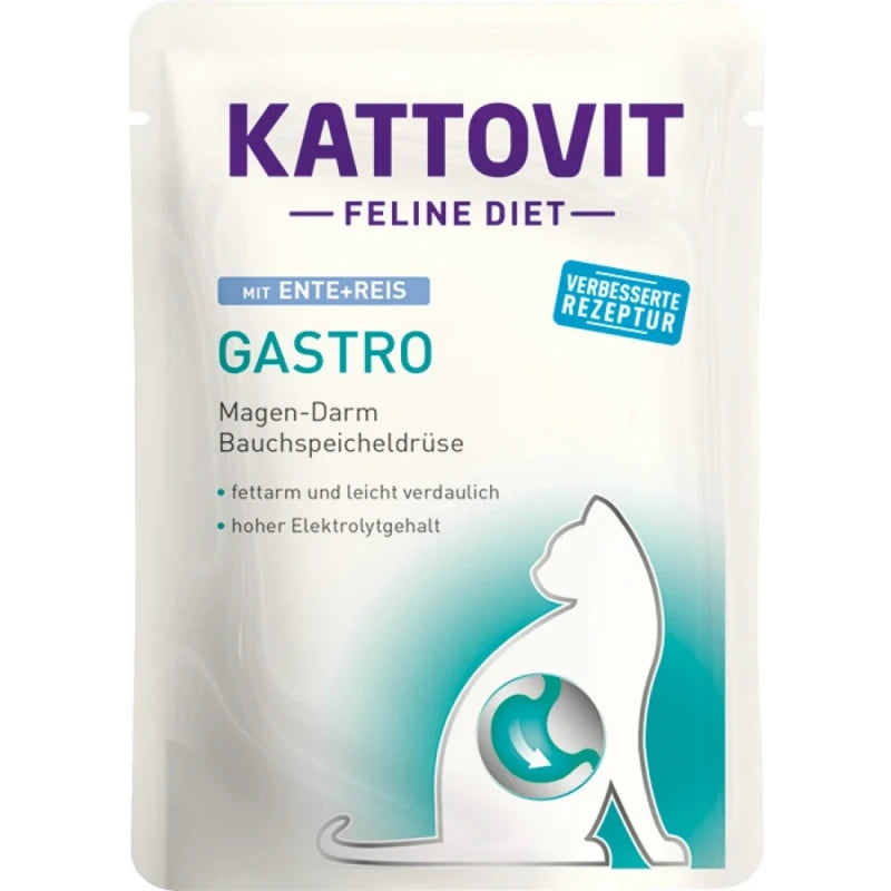 KATTOVIT GASTRO DUCK & RICE 85G
