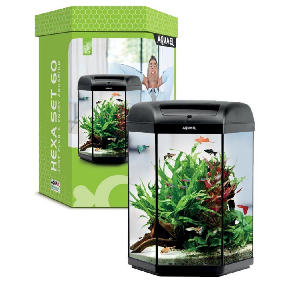 AQUAEL HEXA SET BLACK 60 DAY & NIGHT