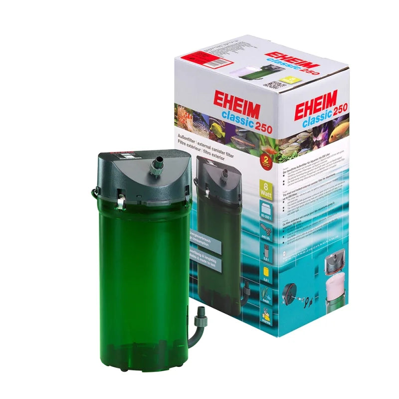 EHEIM EXTERNAL FILTER CLASSIC 250 WITH SUBSTRAT PRO & ΒΑΝΕΣ ΑΣΦΑΛΕΙΑΣ (2213)