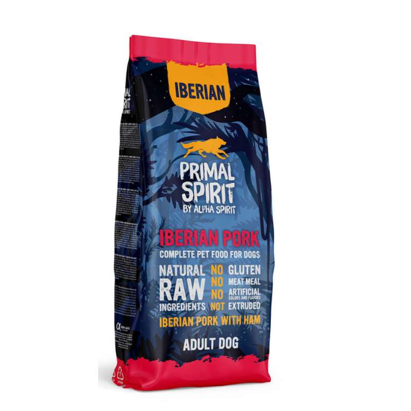 PRIMAL SPIRIT IBERIAN HAM DOG FOOD 12KG