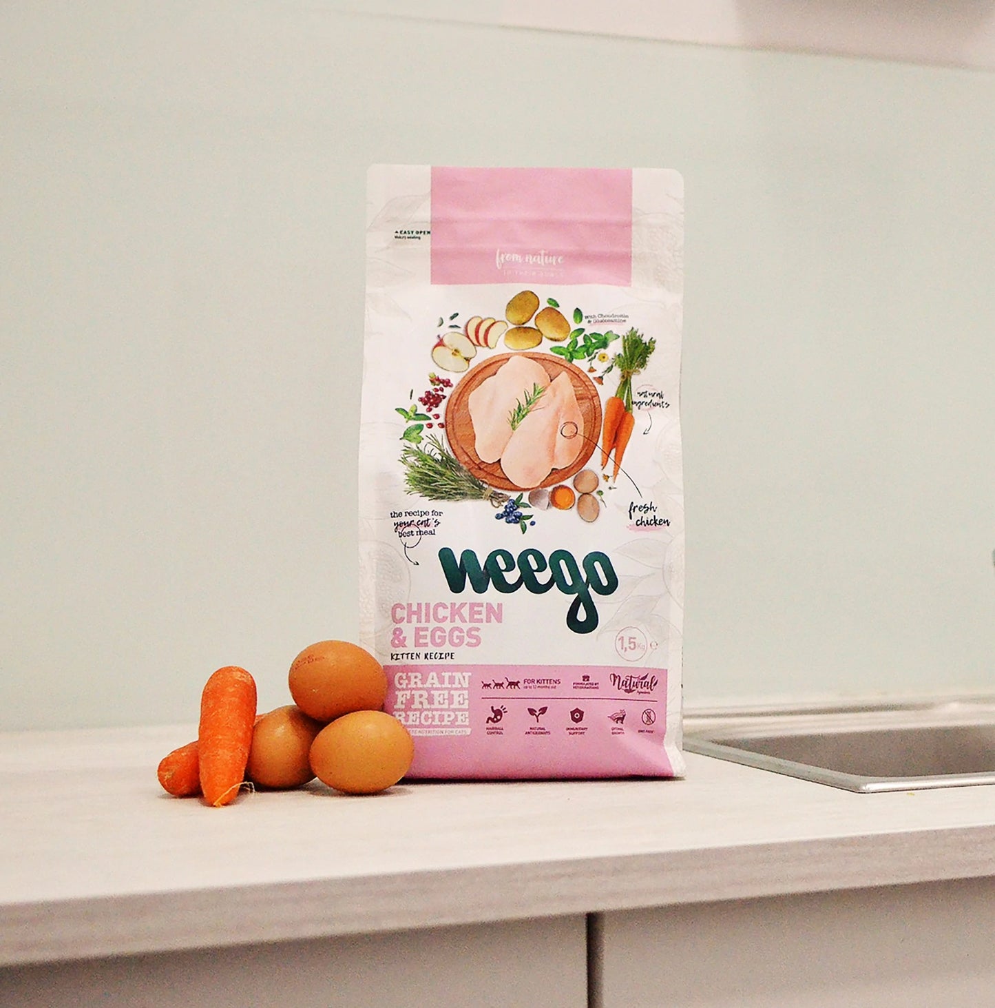 WEEGO CAT CHICKEN & EGGS KITTEN 7KG