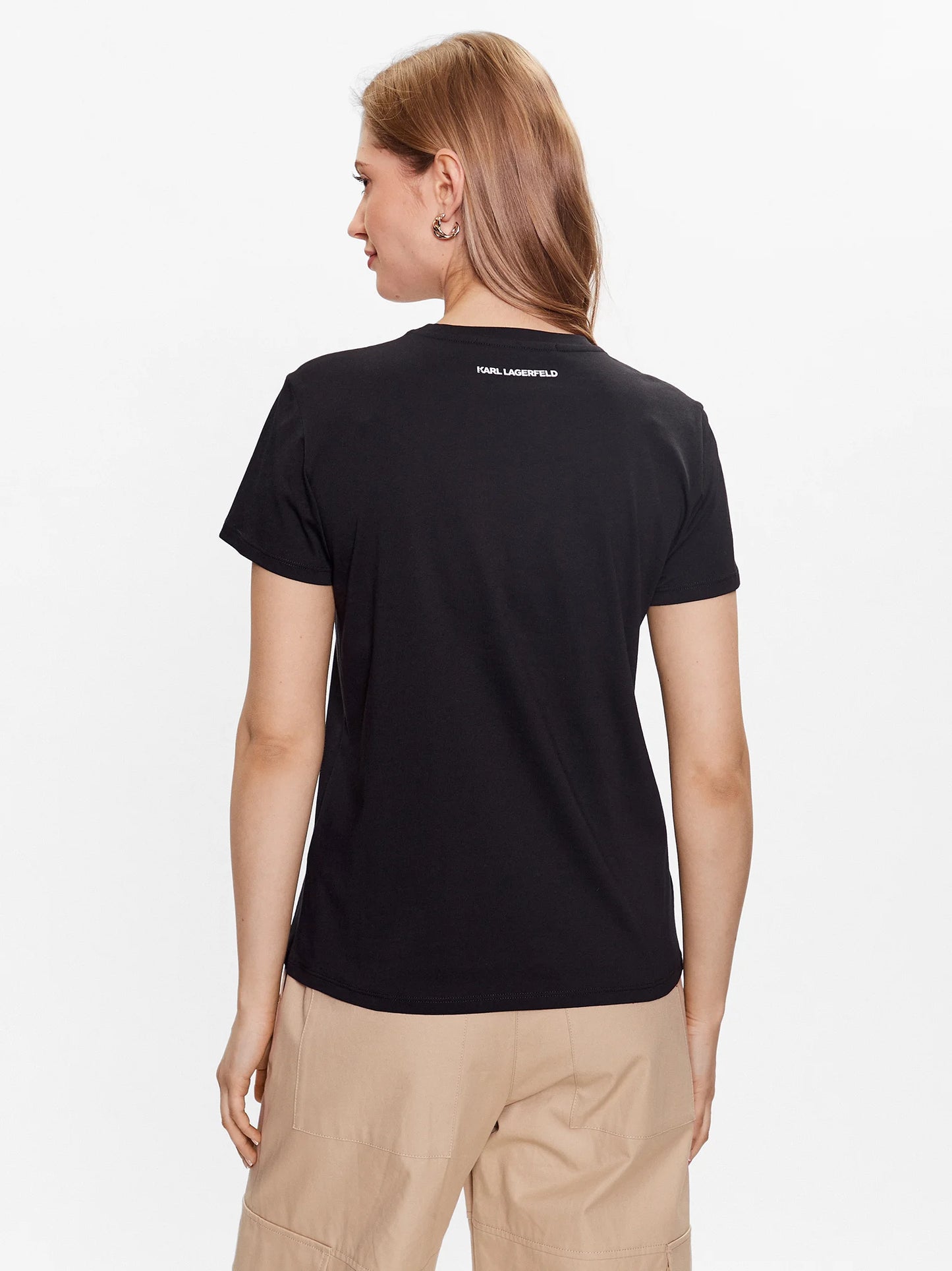 Karl Lagerfeld Γυναικείο T-shirt Μαυρο