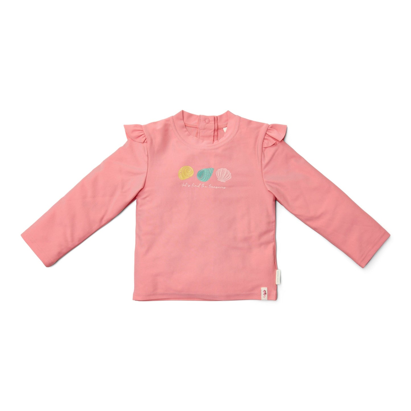 LITTLE DUTCH. Μπλουζάκι μακρυμάνικο με προστασία UV Ocean Treasures Rouge - Νο 86/92