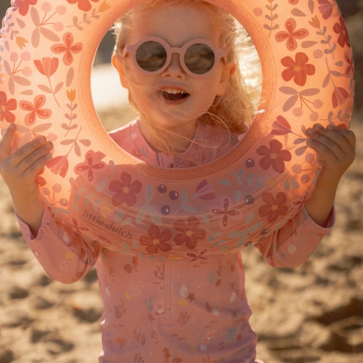 LITTLE DUTCH. Μπλουζάκι κοντομάνικο με προστασία UV Ocean Treasures Multi-colour - Νο 86/92
