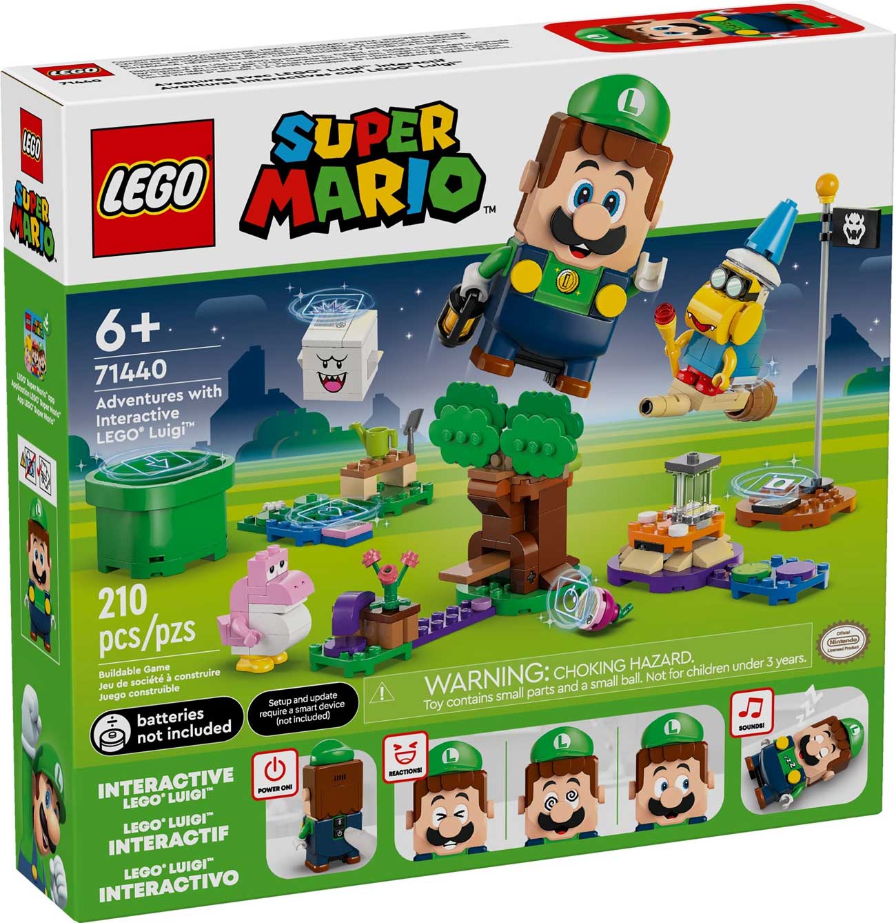 LEGO 71440 - LEGO SUPER MARIO - Adventures with Interactive LEGO® Luigi™