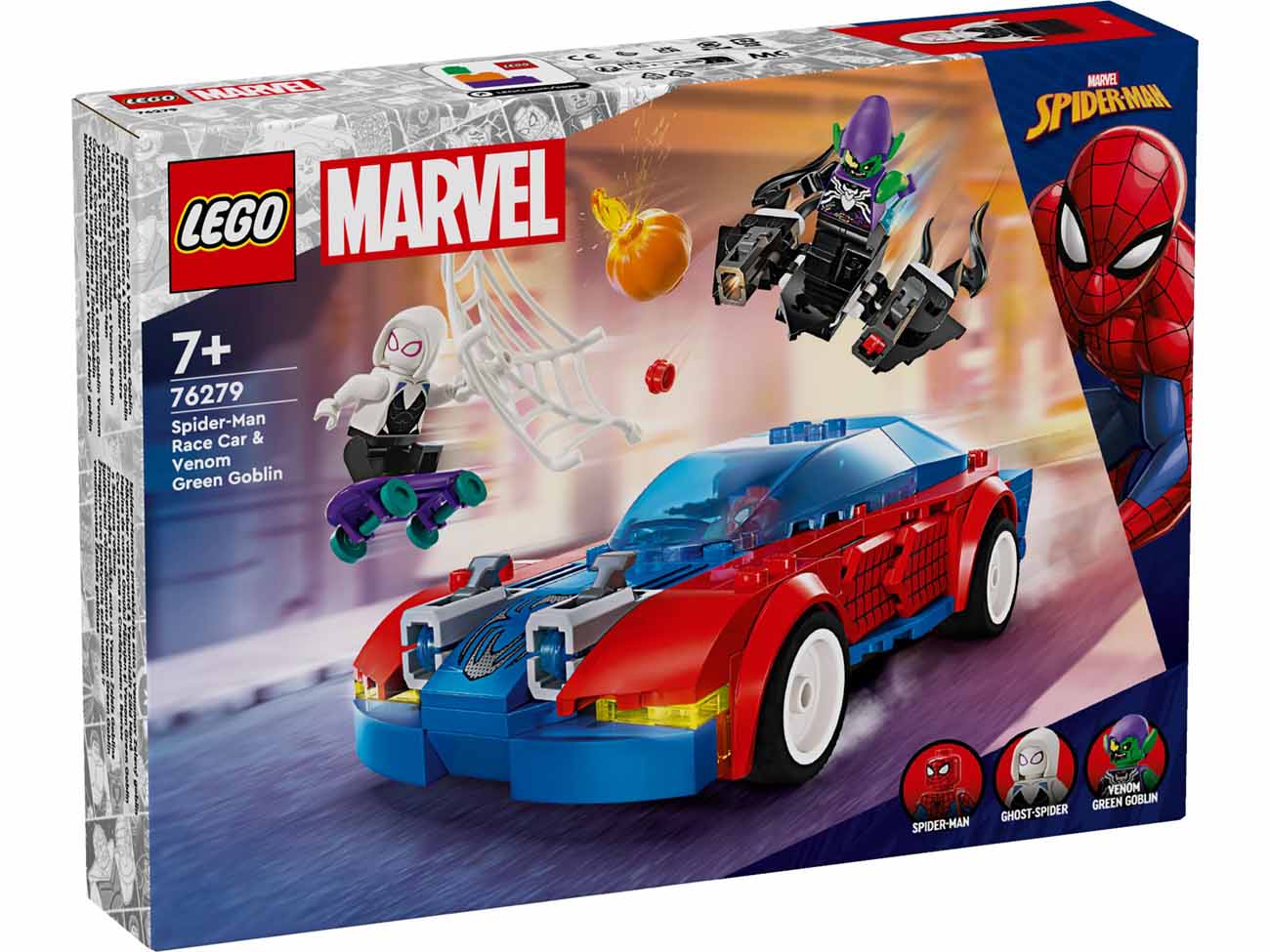 LEGO 76279 - LEGO MARVEL SUPER HEROES - Spider Man Race Car & Venom Green Goblin