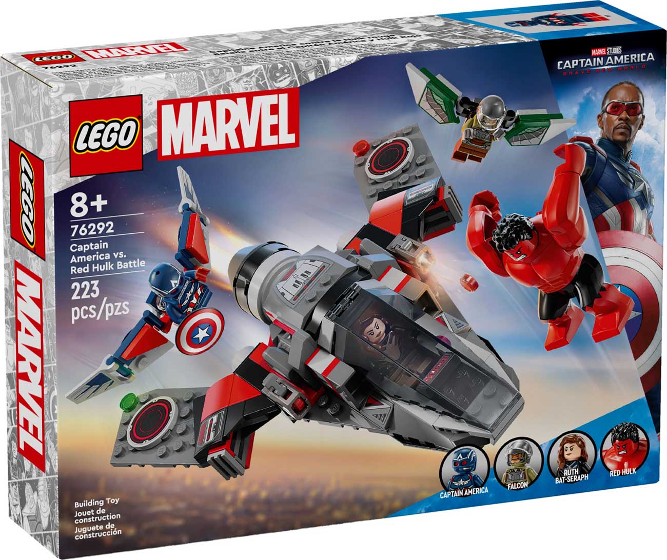 LEGO 76292 - LEGO MARVEL - Captain America vs. Red Hulk Battle