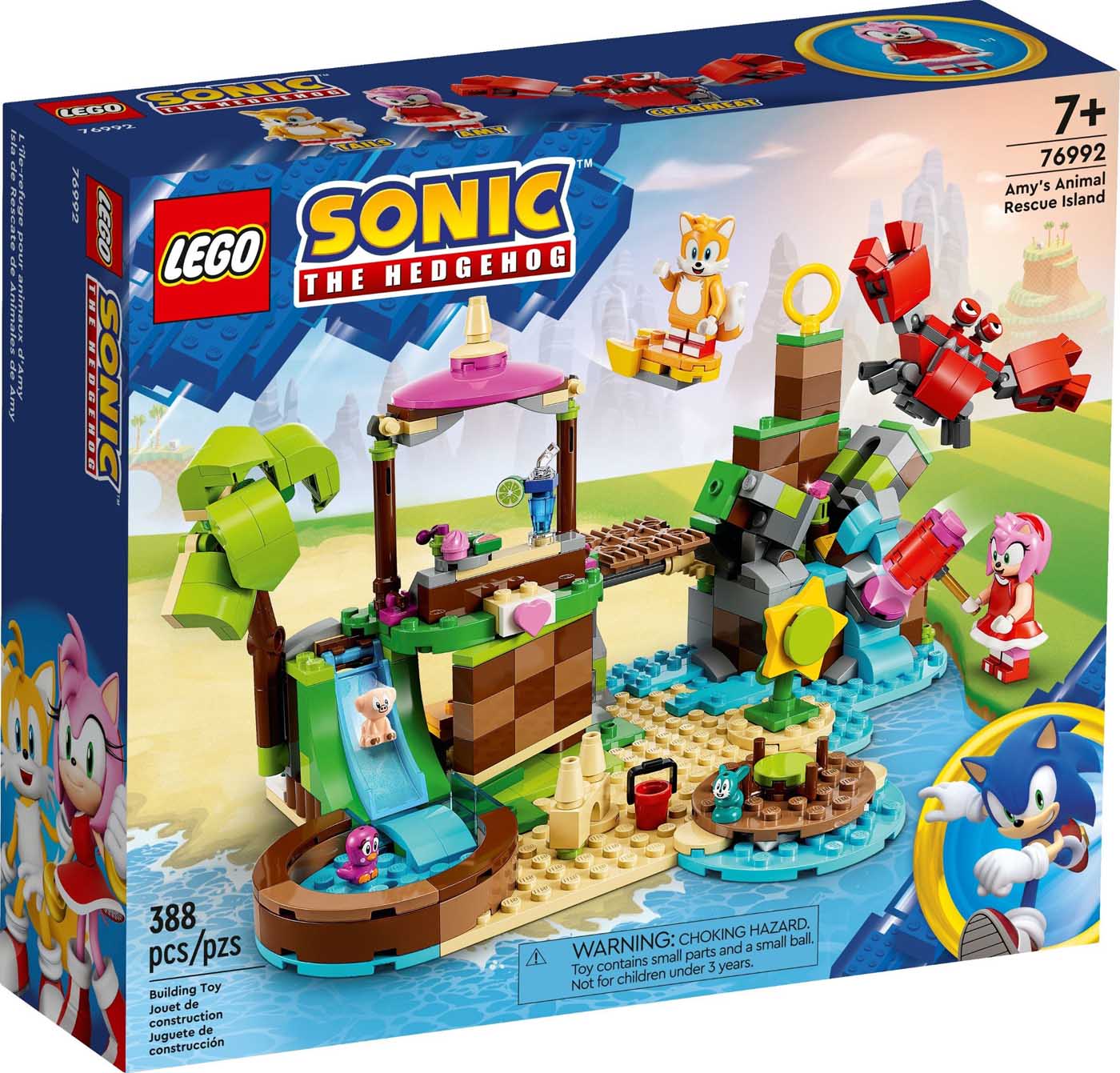 LEGO 76992 - LEGO SONIC THE HEDGEHOG - Amy's Animal Rescue Island