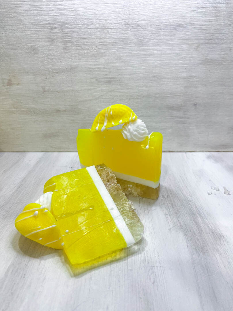 Lemon Pie Soap Cake