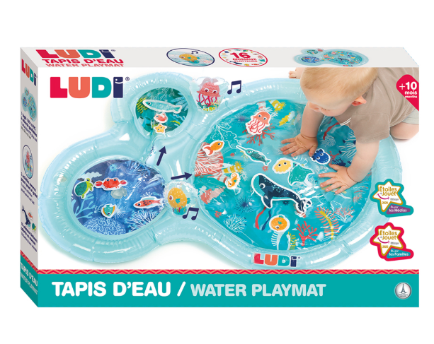 Ludi γαλάζιο βρεφικό χαλί δραστηριοτήτων με νερό "Θαλάσσιος Κόσμος" 30126