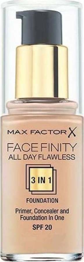 Max Factor Facefinity All Day Flawless 3 In 1 Foundation SPF20 55 Beige Max Factor