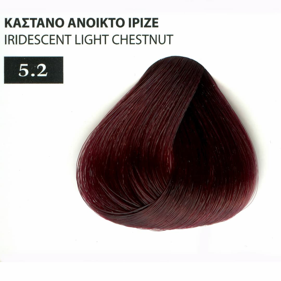 Exclusive Βαφή Μαλλιών της Mediterranean Cosmetics με Βιολογικό Λάδι Ελλιάς σε Σωληνάριο, 100ml 5.2 Mediterranean Cosmetics