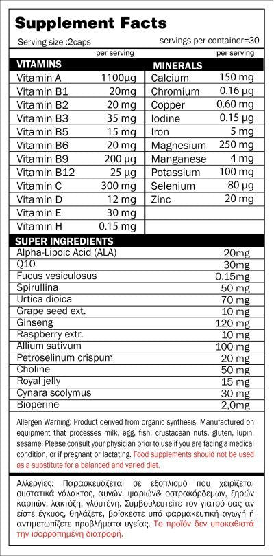 GoldTouch Nutrition MVC Multi Vitamins 60 Caps