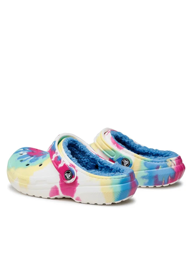 Crocs Classic Lined Tie Dye Clog 206341 Γυναικεία Σαμπό