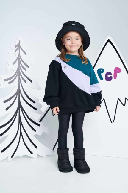 PCP Jacqueline παιδικό κολάν Γυαλιστερό Μαύρο