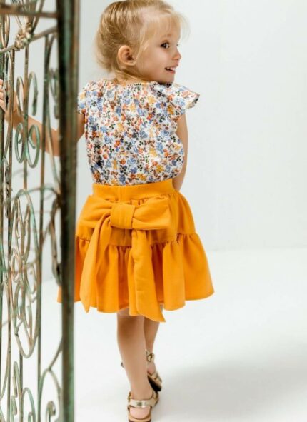 Radu φούστα φιόγκος κροκί