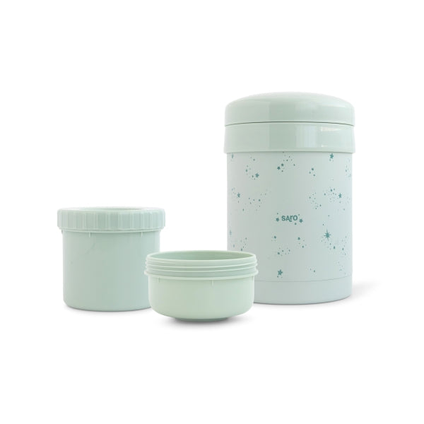 Saro Θερμός Φαγητού με δοχεία Stars Μέντα 700ml 52399