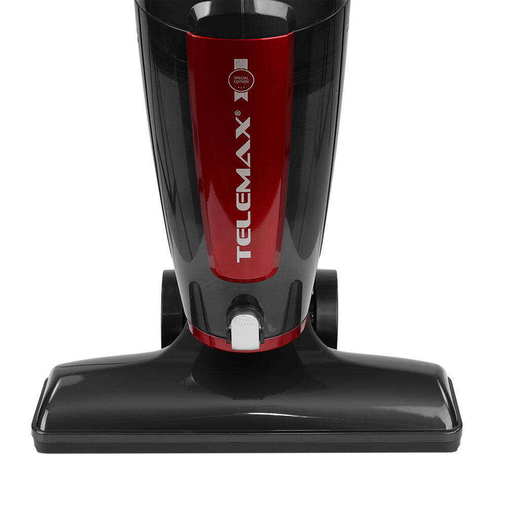 Σκούπα και Σκουπάκι Χειρός 2 σε 1 Telemax Scarlet Stick Black