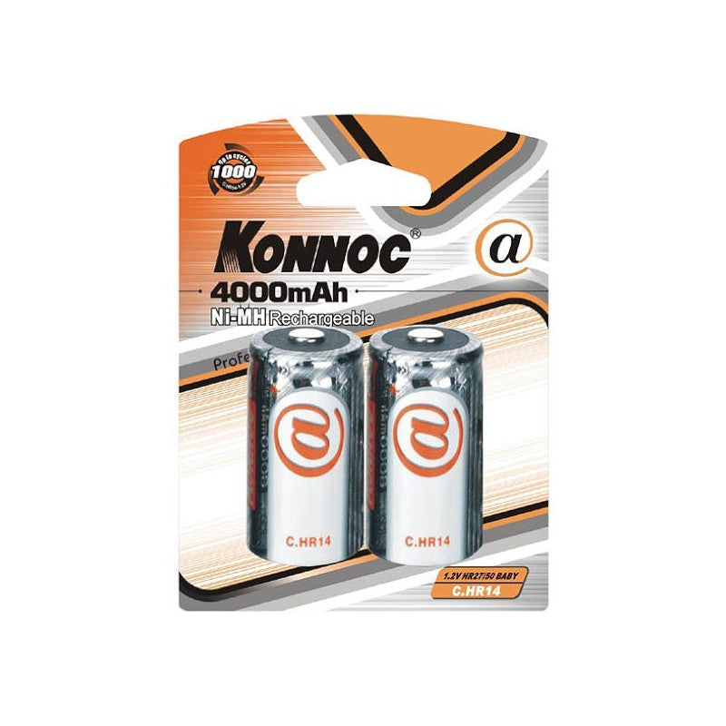 1.2V 4000mAh C SIZE ΜΠΑΤΑΡΙΑ NiMH ΕΠΑΝΑΦΟΡΤΙΖΟΜΕΝΗ