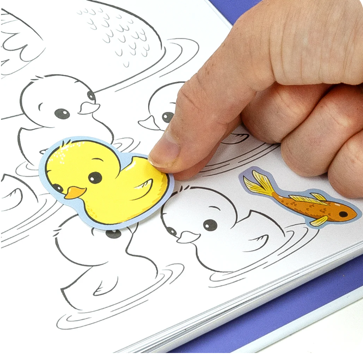 Tiger Tribe Colouring Set - Baby Animals BER-3760281