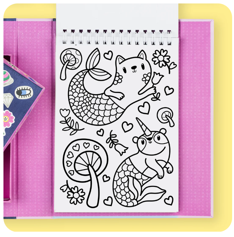Tiger tribe Colouring Set - Magical Creatures BER-3760270