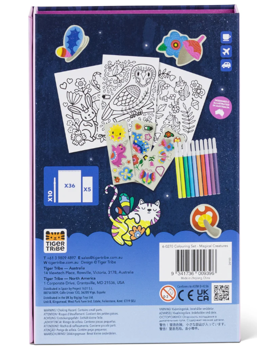 Tiger tribe Colouring Set - Magical Creatures BER-3760270