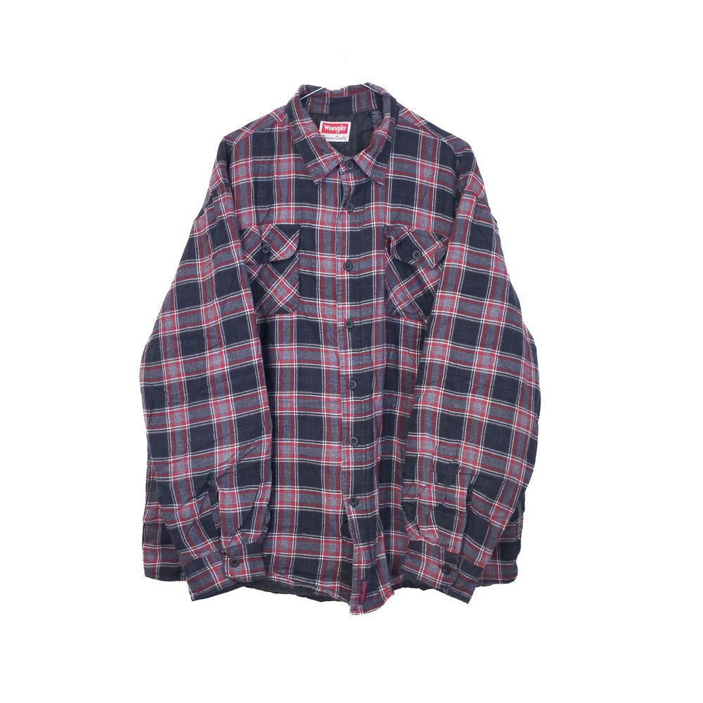 VIN-OUTW-32264 Vintage overshirt πανωφόρι καρό Wrangler 2ΧL