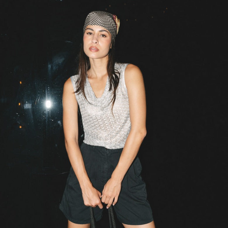 VIN-ACC-1700 Vintage φουλάρια εμπριμέ