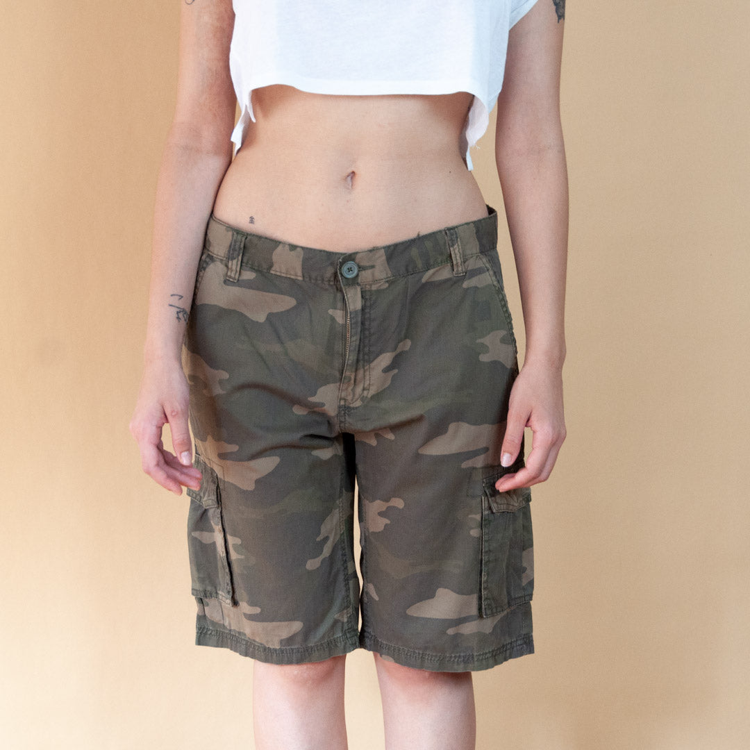 VIN-TR-24126 Vintage βερμούδα cargo L