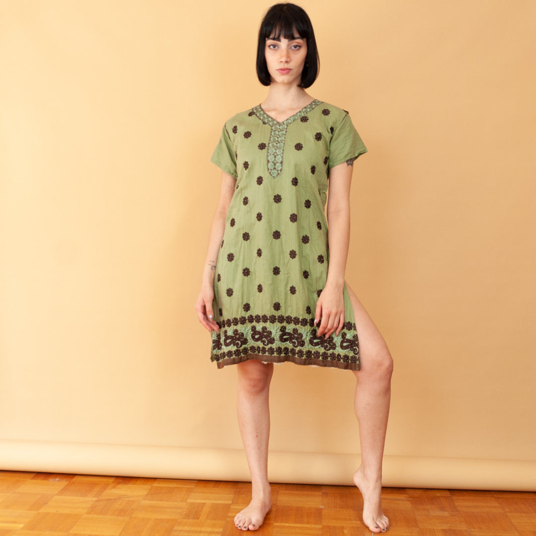 VIN-DR-23879 Vintage Ethnic Tunic XS