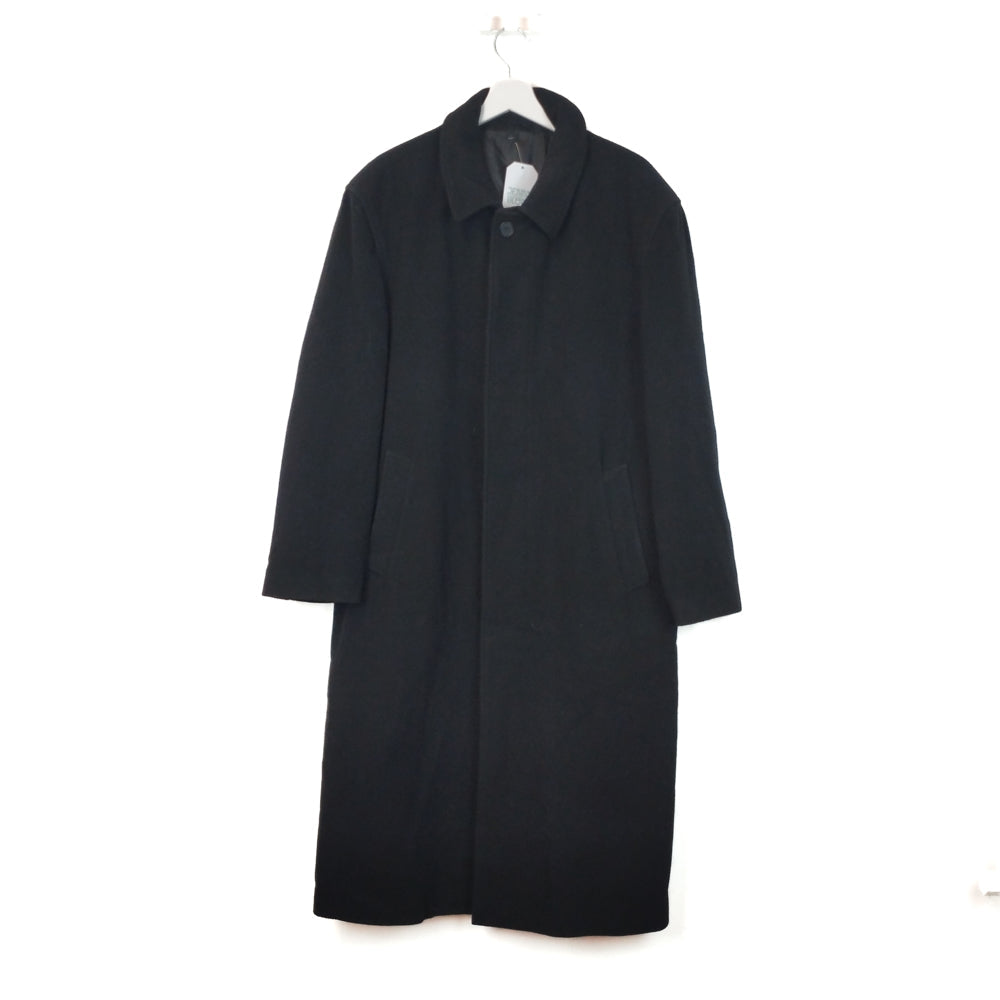 VIN-OUTW-33422 Vintage παλτό μακρύ μάλλινο με κασμίρ L