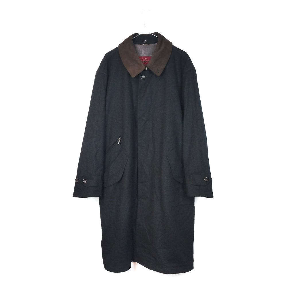 VIN-OUTW-33298 Vintage μάλλινο παλτό unisex XL