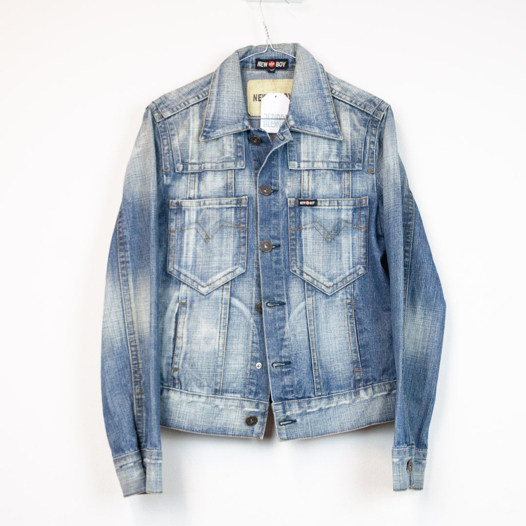 VIN-OUTW-23200 Vintage denim τζάκετ unisex M