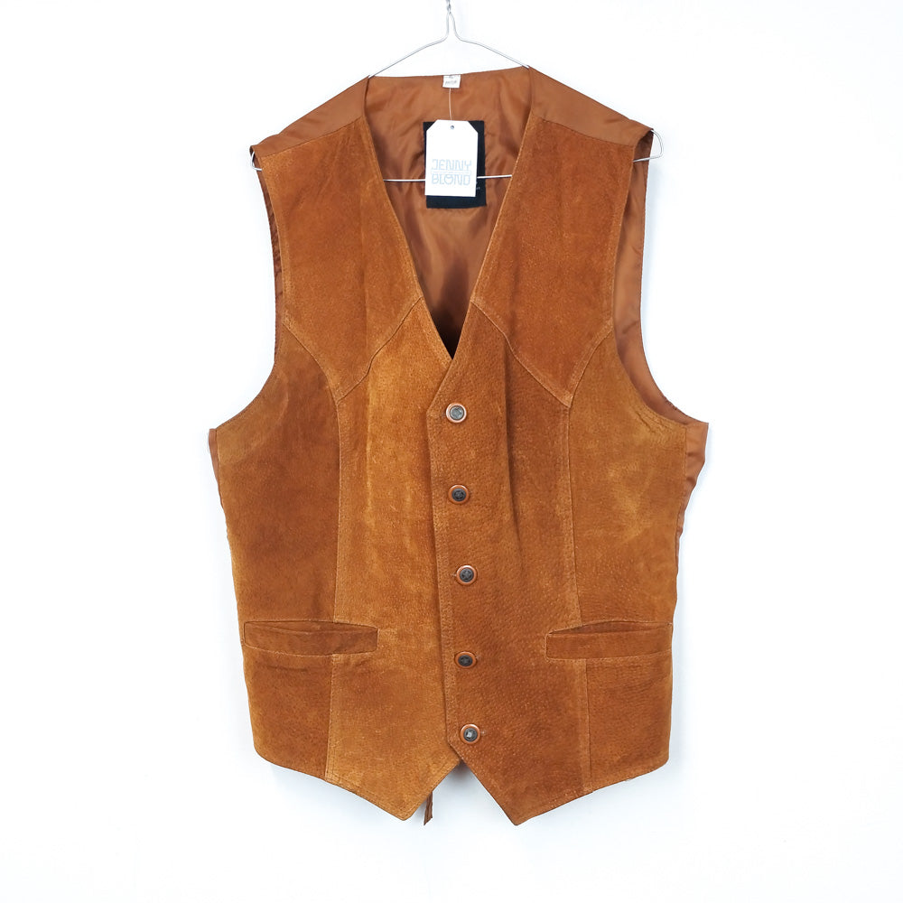 VIN-OUTW-31028 Vintage γιλέκο suede XL
