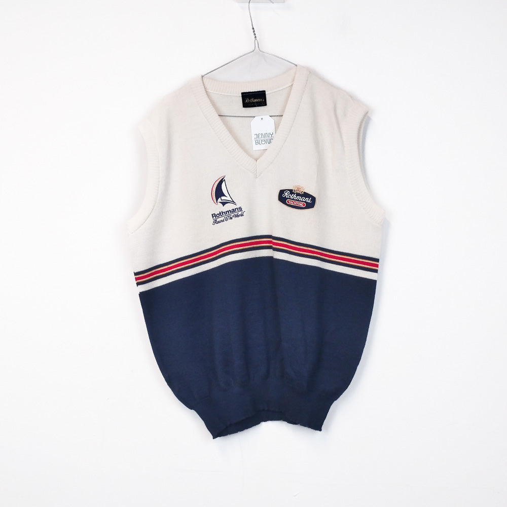 VIN-KNIT-33132 Vintage πλεκτή καζάκα unisex XL